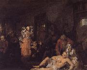 William Hogarth, Prodigal son in the madhouse